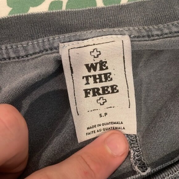 Free People We the Free Oversized Crop Top - Picture 2 of 4